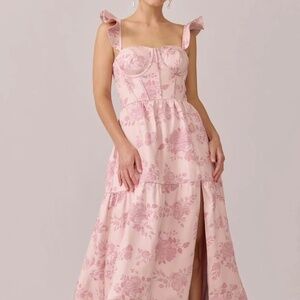 Revelry Violet Jacquard Dress